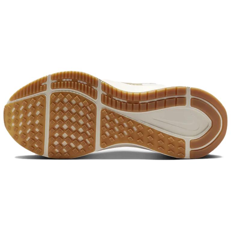 Nike Air Zoom Structure 25 Phantom Metallic Gold Women Sneakers Cream White Gum-Light-Brown DJ7884-007