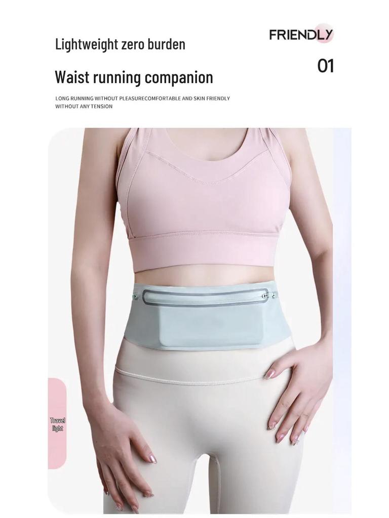 Ultra-Thin Outdoor Sports Waist Bag for Phones - Unisex Fitness & Marathon Belt