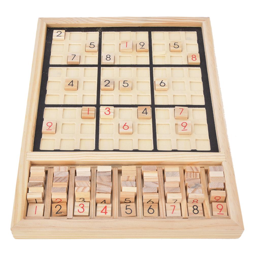 Children Wooden Number Puzzle Toy Board Game Kid Intelligence Logical Development Educational Toy