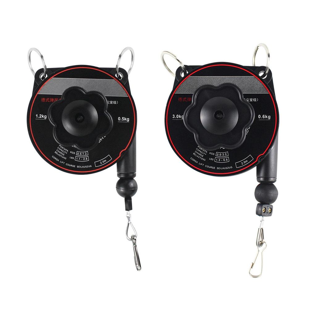 Durable Spring Balancer Retractable Hanging Holding Tool with Positioning Clamp for Industrial Work