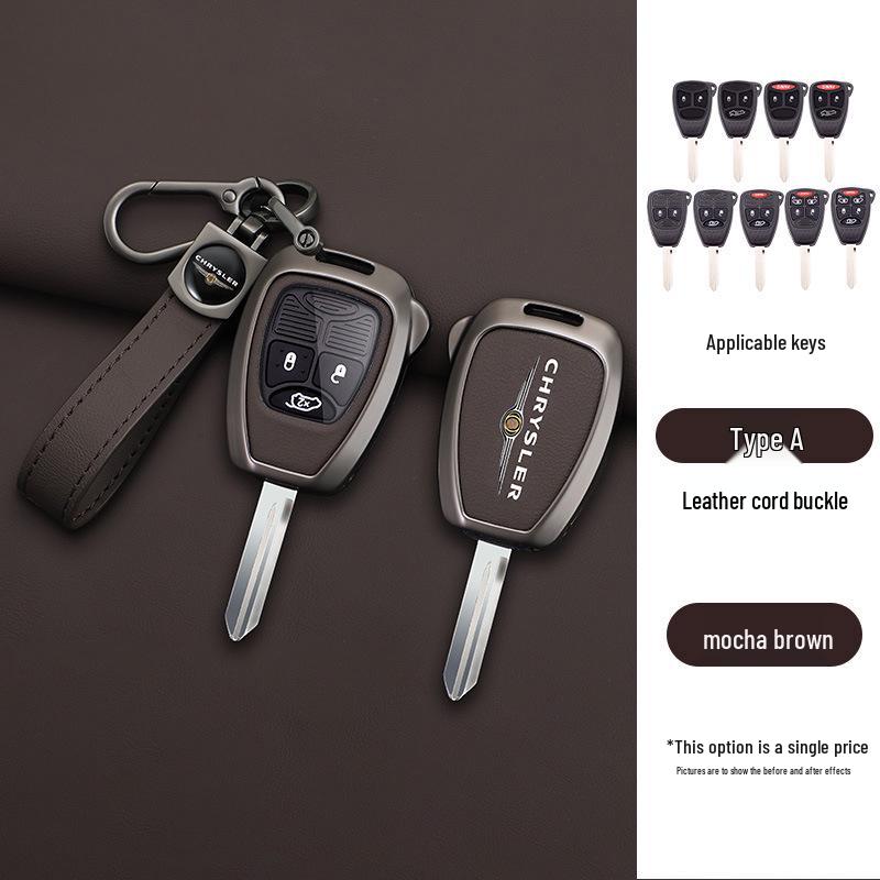 Chrysler 300C Key Case for 2006-2007 Models: Remote Control Metal Shell & Buckle