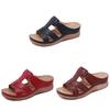 Summer Womens Open Toe Pu Sandals With Cross Strap Hollowout Platform For Beach And Casual Wear