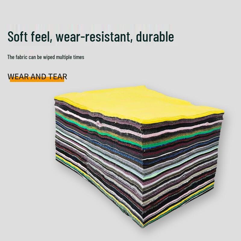 Assorted Cotton Blend Industrial Wiping Rags