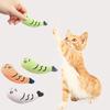 Cat Plush Toy Adorable Appearance Super Soft Bite-resistant Wear Resistant Non-Fading Soothe Mood Cartoon Cat Teeth Grinding Catnip Doll Pet Chewing