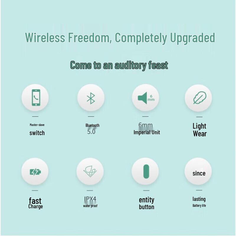 Philips TAT2206 True Wireless Bluetooth Earbuds