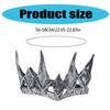 Medieval Old-fashioned Vintage Crown for Men Fashionable for Parties and Festivals Vintage King Crown Headdress Crown