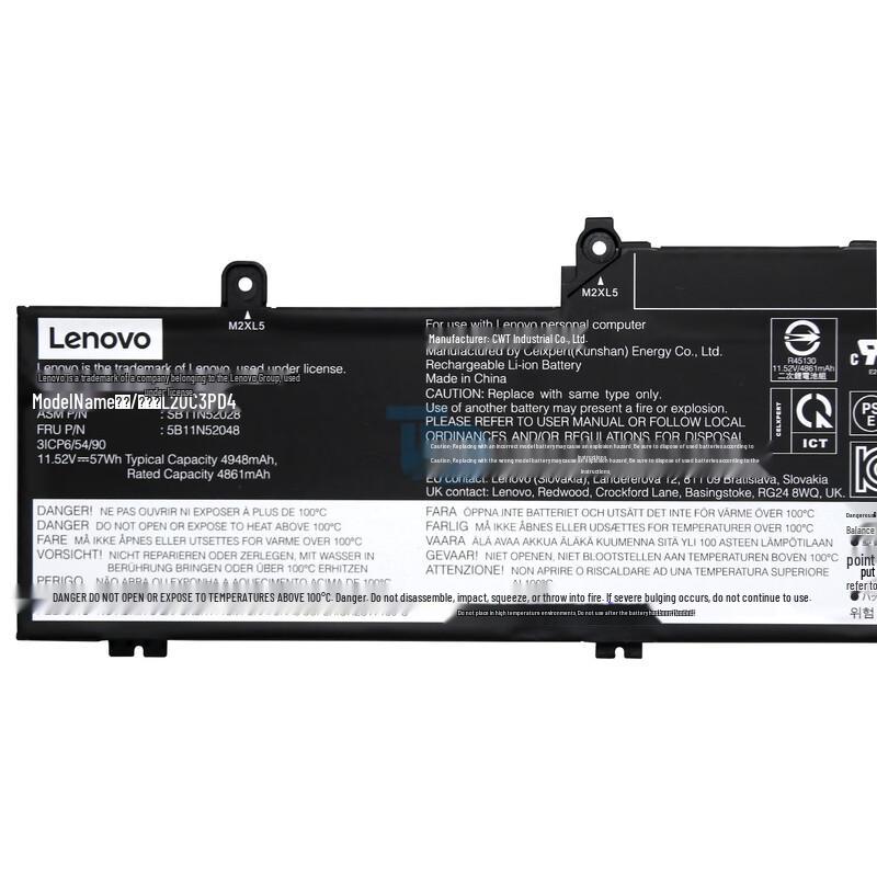 Lenovo ThinkPad E14 E15 R14 Series Laptop Battery