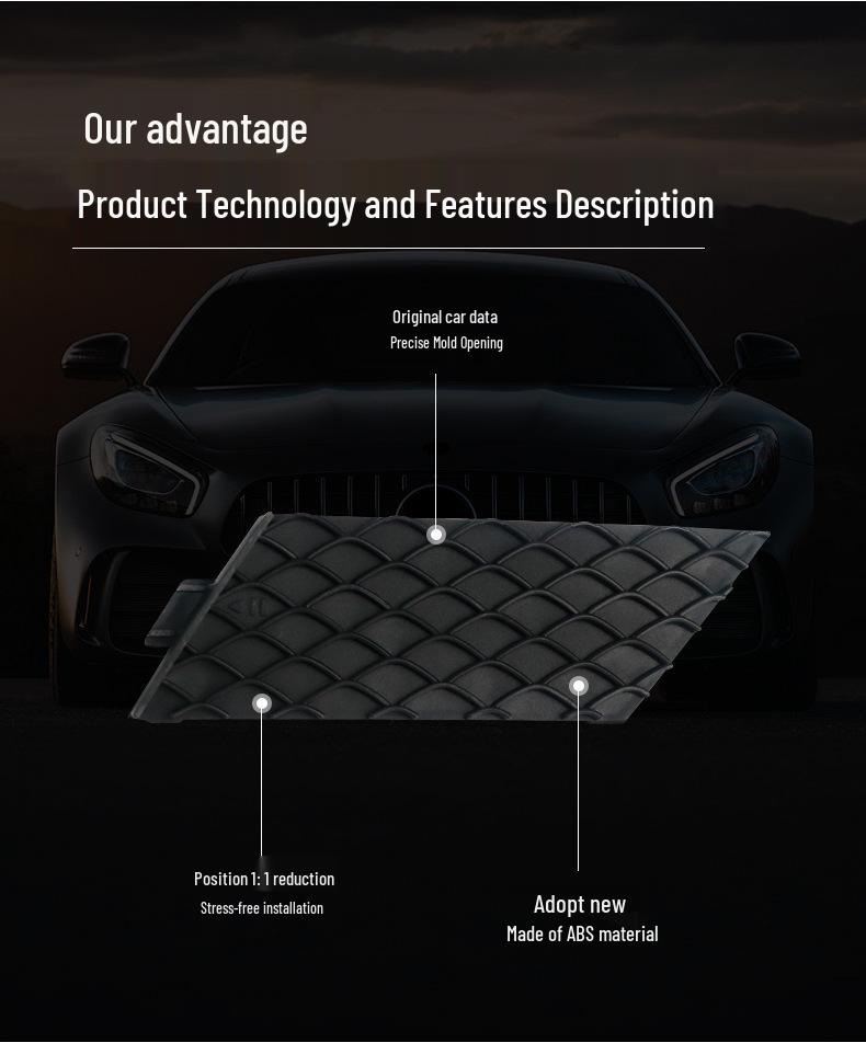 Compatible with Mercedes GL-Class W166 Front Bumper GL350/GL500 Tow Hook Cover (1668855122).