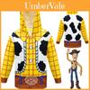 Woody Reißverschluss-Hoodie Sweatshirt Weiches Auffälliges Toy Story Kostüm Für Kinder