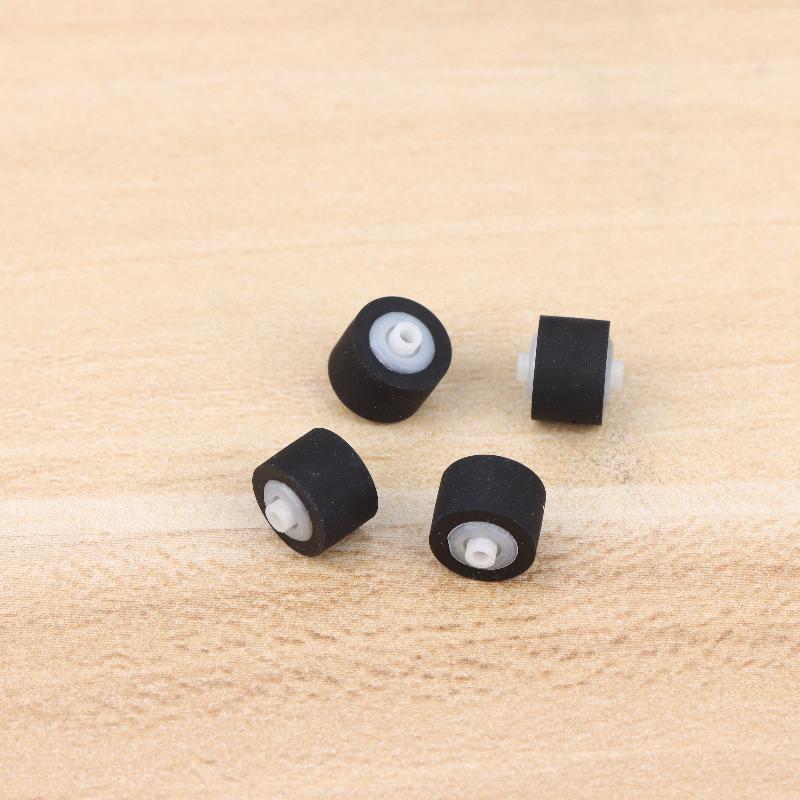 2Pcs 7X5.5X4.5X1.2Mm Walkman Tape Drives Pinch Roller Tape Recorder Cassette Player Press Rubber Belt Wheel Pulley