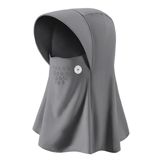 Women's UV Protection Balaclava Hat Summer Ice Silk Full Face Helmet