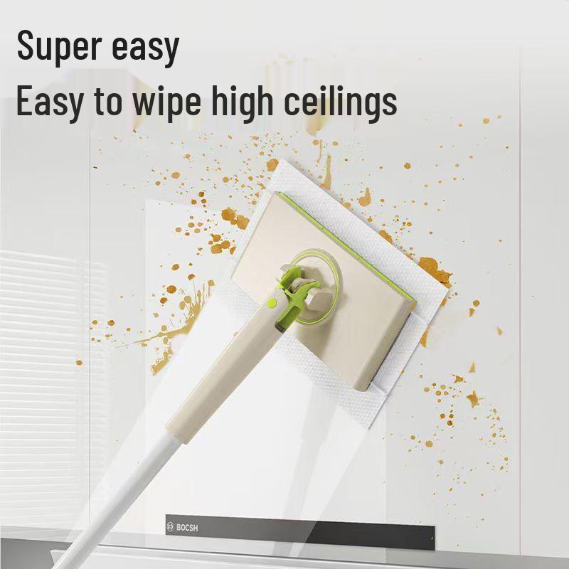 Hands-Free Flat Mop 2025: Squeegee, One-Wipe Clean, Multifunctional & Compact