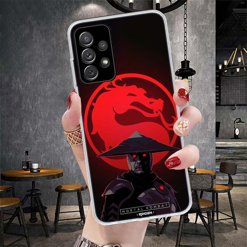 Scorpion Zero Sub Mortal Kombat Měkký kryt na telefon Pro Samsung Galaxy A13 A14 A15 A16 A17 A53 A54 A55 A56 A57 A33 A34 A35 A36 A37 A