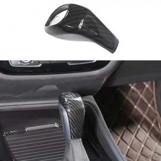 Central Console Gear For BMW 2 Series Touring Carbon Fiber Shift Knob Trim 15-19