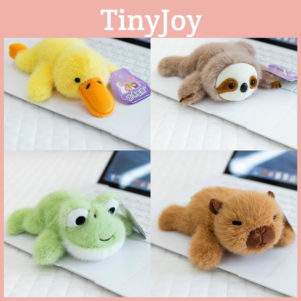 Duck Dog Frog Refrigerator Sticker Plush Animal Magnet Short Plush Home Decor