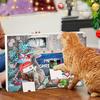 Fashion Cat Advents Calendar 2026 Funny Festival Countdown Collectible Interactive Cat Toy Kit For Cat Lovers Present Box