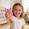 Creative Highland Cow Desk Ornament: Realistic Glitter Squeeze Toy, Office Decor, Solid Gel Sensory Stress Reliever, Gift