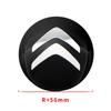 4pcs 56mm car wheel hub center cover logo sticker For Citroen C1 C3 C4 C5 C6 DS3 DS4 DS5 2CV VTS Picasso Cross Cactus RD3 C4L