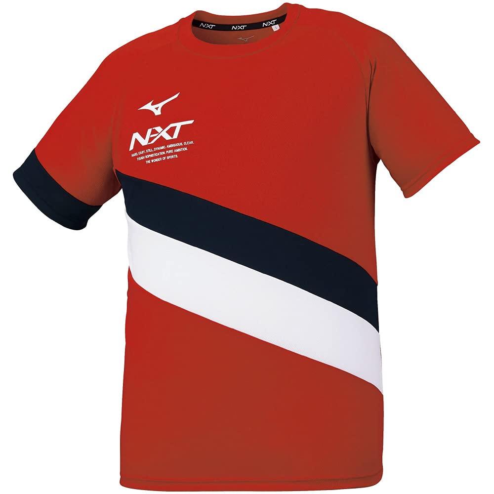 Mizuno Training Red X Deep Size S N-XT T-Shirt, 32JA1720, Navy,