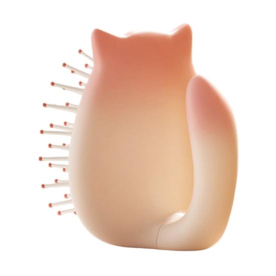 Kids Cartoon Cat Air Cushion Brush Scalp Massage Hair Comb Anti-static Children Portable Fluffy Hair Styling Detangling Brush