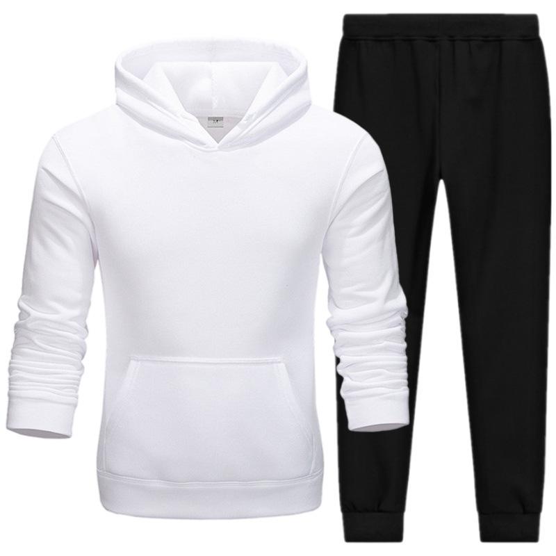 Men's Casual Sports Hoodie Set 2024 with Heart Rate Print