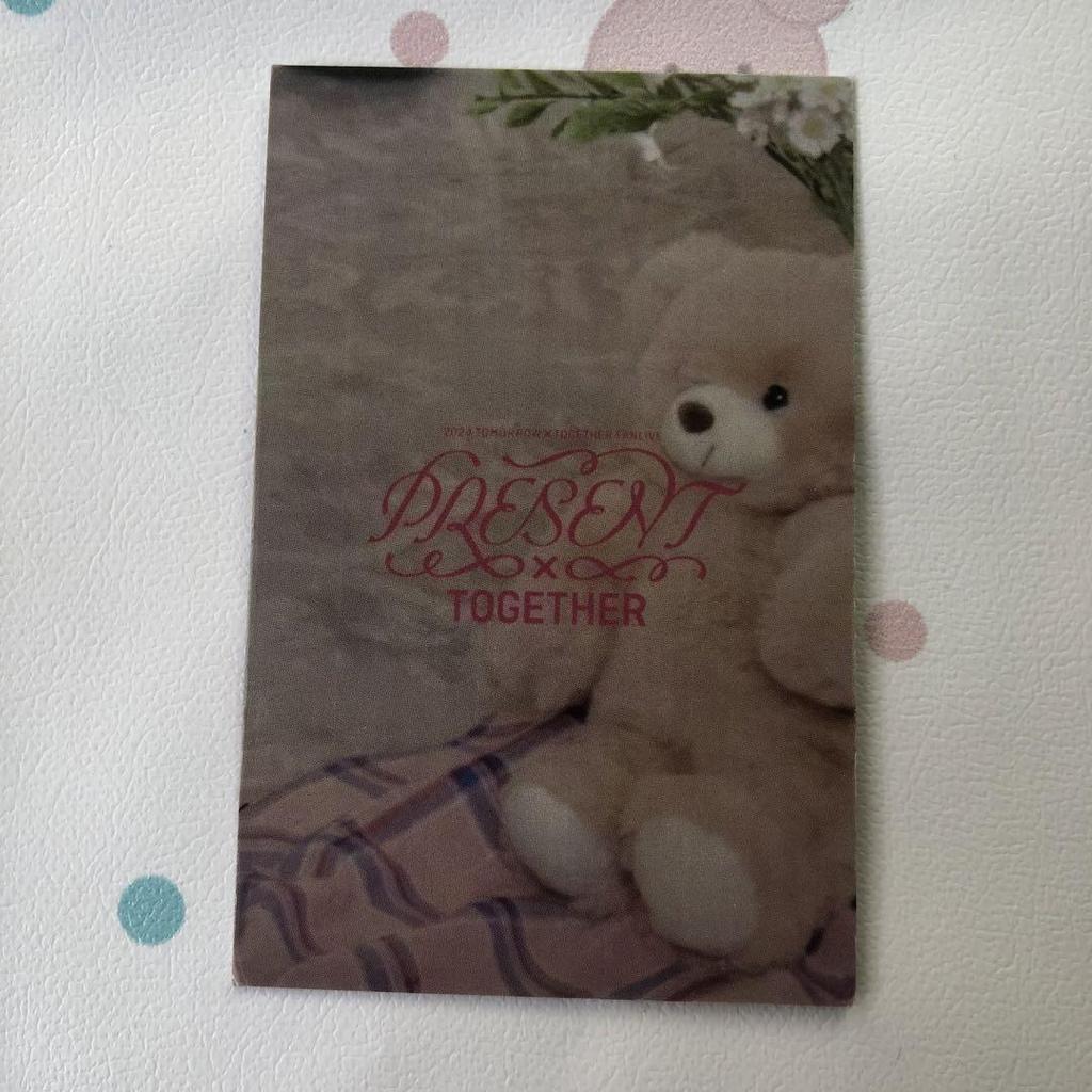 [USED] TXT Yeonjun FANLIVE MOAZONE Sanok Trading Card