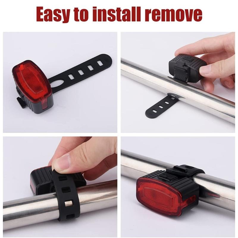 Waterproof Bike Front and Back Lights with High Intensity LEDs Simple Installs for Commuters & Outdoor Enthusiasts