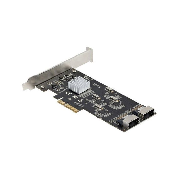 Contrôleur SATA PCIe 8 Ports - StarTech - 6 Gbit/s - PCI-e x4 Gen 2 - Adaptateur SATA III