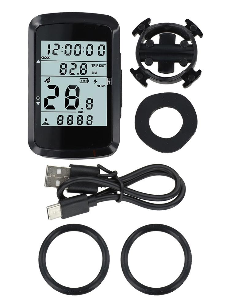 2 4 Inch LCD Bicycle Speedometer with Wireless Design and GPS Functionality
