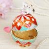 Pierce Ball and Cat Jewelry Box Sparkling Cat Figurine Kitten Cat Accessories EX543-1