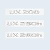 Auto 3D ABS Kofferraum Buchstaben Logo Plakette Emblem Styling Aufkleber für Lexus UX200 UX250h UX260h HYBRID Zubehör
