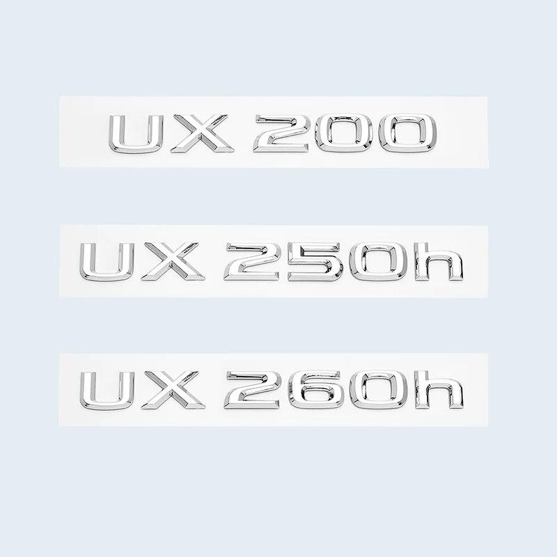 Auto 3D ABS Kofferraum Buchstaben Logo Plakette Emblem Styling Aufkleber für Lexus UX200 UX250h UX260h HYBRID Zubehör