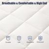 Thicken Six Sides All Inclusive Mattress Protector Zippered Fitted Bed Sheet Quilted Mattress Pad Soft Mattress Cover Washable