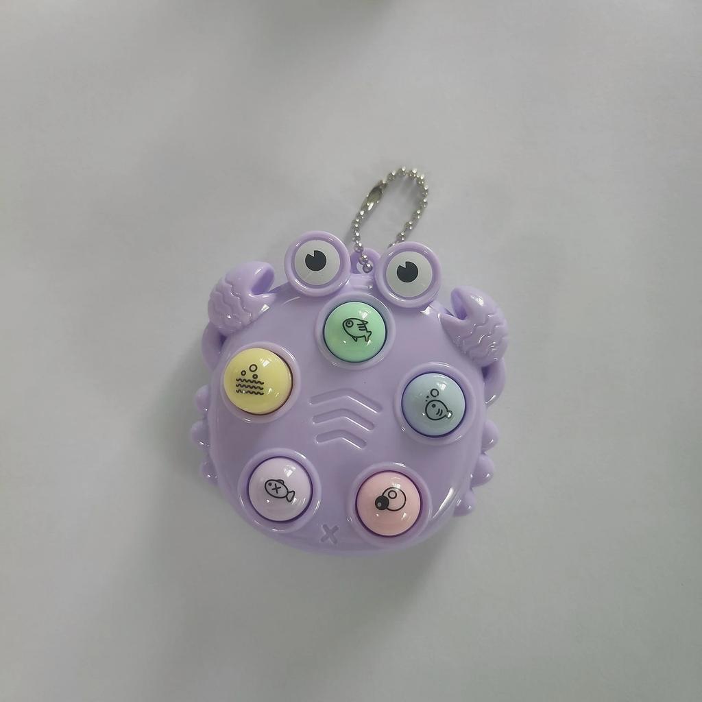 NEW Kawaii Fidget Toys Whack a Mole Keychain Simple Dimple Fidget Board Portable Antistress Decompression Toys for Children