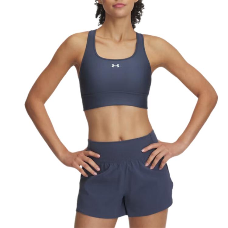 Under Armour Crossback Sports Underwear Women s Gray Blue 1377916-044 XL
