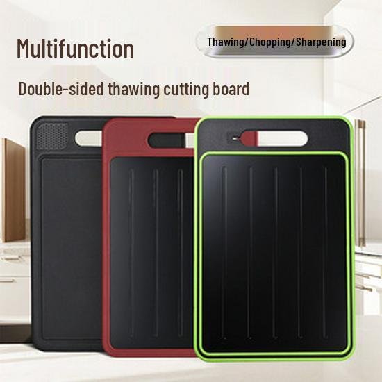 Multifunctional German 304 Stainless Steel Cutting Board for Chopping & Defrosting Vegetables and Fruits