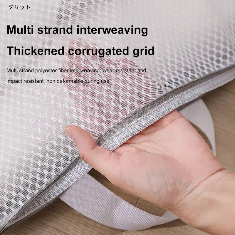 1PC 3D Laundry Bag WithDrawable Mesh Bag Washing Machine Filter Mesh Bag Anti Deformation Laundry Bag