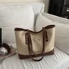 Street Style Womens Tote Bag With Polyester Lining And Double Shoulder Straps For Work