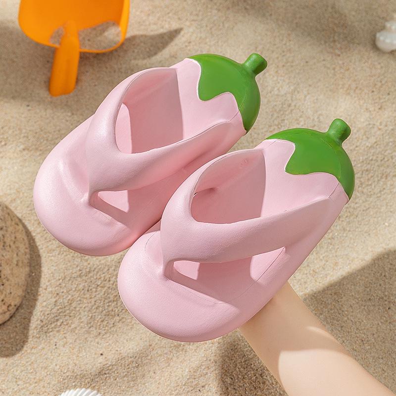 

Популярные шлепанцы цвета баклажана с мягкой подошвой для девочек — симпатичные, нескользящие, пляжная обувь для родителей и детей 38/39 розовый