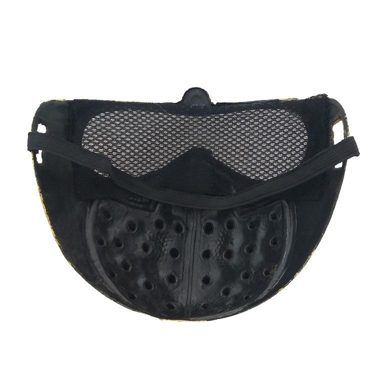 Cyberpunk Demon Cosplay Halloween Mask with Rivets