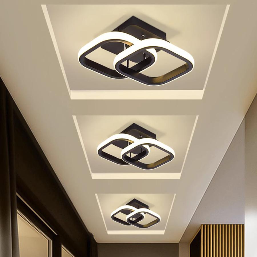 Modern minimalist corridor lights, LED corridor lights, creative entry, entrance hall, dressing room, exposed ceiling lights