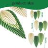 Green Leaf Fan Background Decoration Hanging Festival Paper Leaves Decoration Handmade DIY Birthday Hanging Decor