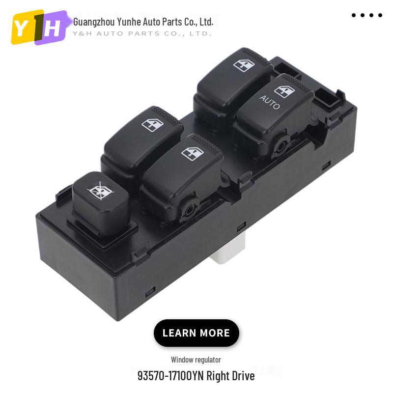 Suitable for 03-10 Hyundai: 93570-1C110 Power Window Control Switch Glass Lifter