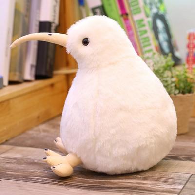 Mini Kiwi Bird Attachment Animal Doll 20cm, White