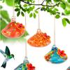 Creative Droplet Shaped Hummingbird Feeder Hanging Practical Bird Feeder Glass Ball Bird Drinking Fountain For Window