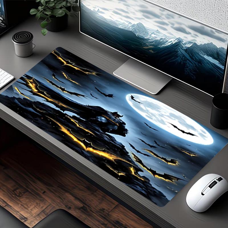 Batman Print Mouse Pad, for Keyboard Pad Laptop PC Mat for Office Home Use, Desk Decor, Perfect Birthday Gift for Gamers