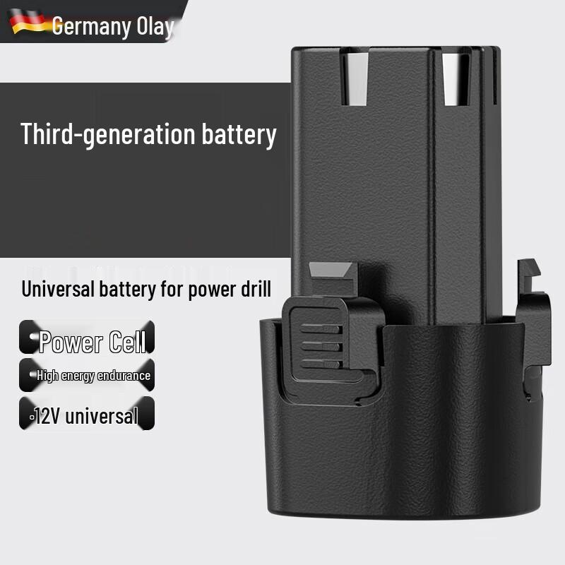Oulaide 12В Литий-ионный Универсальный Аккумулятор для Электроинструмента Вилка CN (адаптер в комплекте)