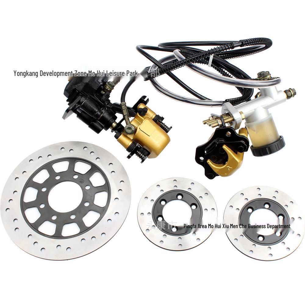 Gruppo Freni a Disco Idraulici Anteriori per Go-kart ATV Beach Buggy