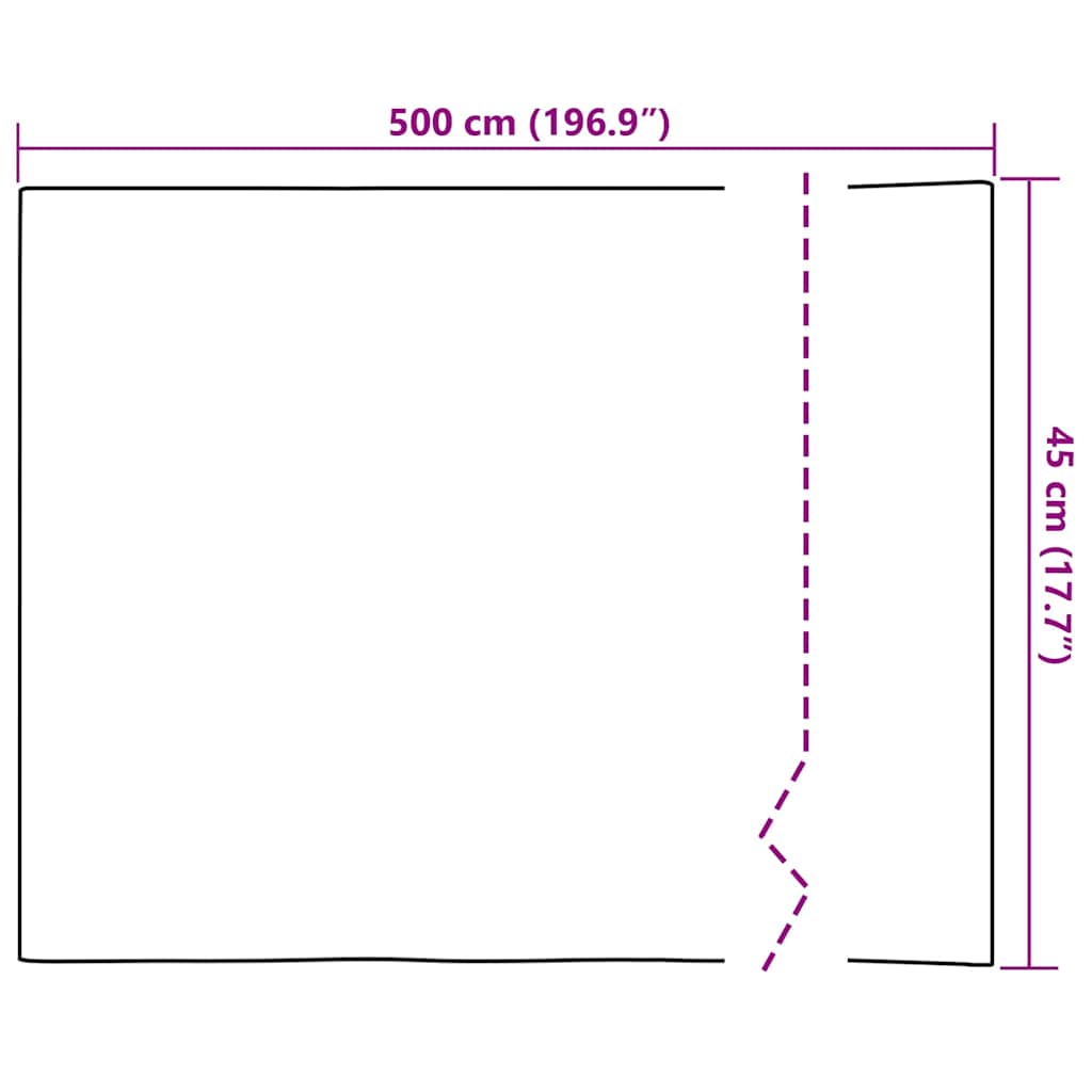 Static Window Film Bamboo Pattern 45 x 500 cm PVC