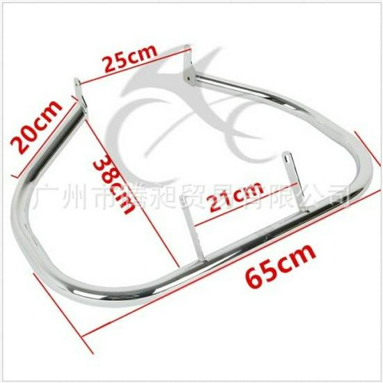 Volusia VL800 Chrome Crash Bar - Motorcycle Modification Accessory 05-1